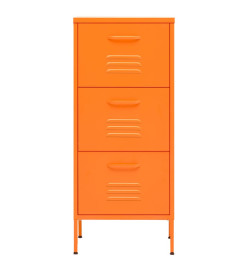 Armoire de rangement Orange 42,5x35x101,5 cm Acier