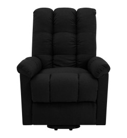 Fauteuil de massage Noir Tissu