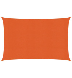 Voile d'ombrage 160 g/m² Orange 2,5x4 m PEHD