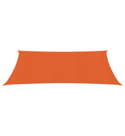 Voile d'ombrage 160 g/m² Orange 2,5x4 m PEHD