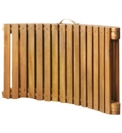 Chaises longues 2 pcs avec coussins Bois d'acacia solide