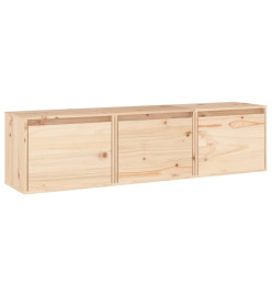 Meubles TV 3 pcs Bois massif de pin