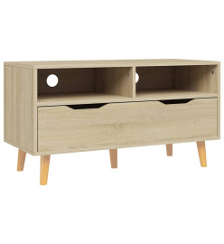 Meuble TV Chêne sonoma 90x40x48,5 cm Aggloméré