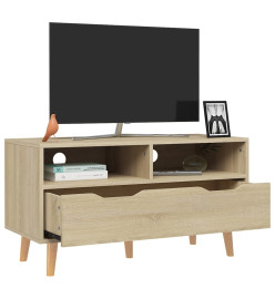 Meuble TV Chêne sonoma 90x40x48,5 cm Aggloméré