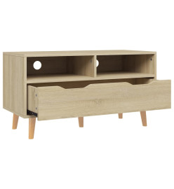 Meuble TV Chêne sonoma 90x40x48,5 cm Aggloméré