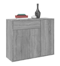 Buffet Sonoma gris 88x30x70 cm Bois d'ingénierie