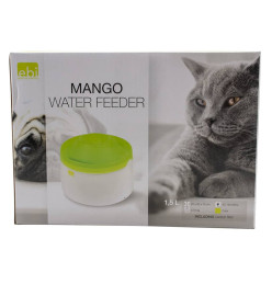 Ebi Bol à eau pour animaux de compagnie Mango 1,5 L vert