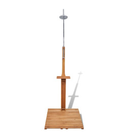 Douche de jardin en bois