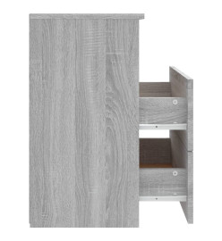 Tables de chevet 2 pcs Sonoma gris 50x32x60 cm