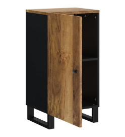 Buffet avec porte 40x31x75 cm bois massif de manguier