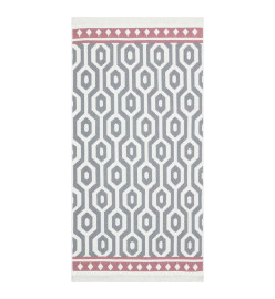 Tapis Gris 80x150 cm Coton