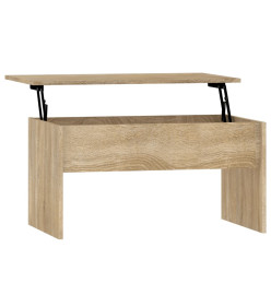 Table basse Chêne sonoma 80x50,5x41,5 cm Bois d'ingénierie