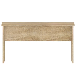 Table basse Chêne sonoma 80x50,5x41,5 cm Bois d'ingénierie