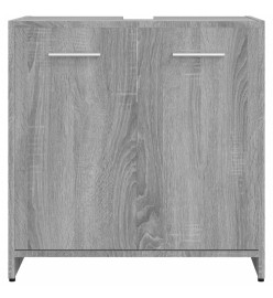 Armoire de bain Sonoma gris 60x33x60 cm Bois d'ingénierie