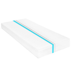 Matelas 120 x 200 cm 7 zones Mousse PU 16 cm H2 H3