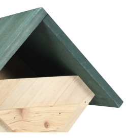 Nichoirs 4 pcs 24x16x30 cm Bois de sapin