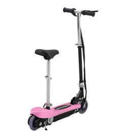 Trottinette électrique avec siège 120 W Rose