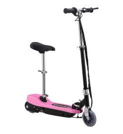 Trottinette électrique avec siège 120 W Rose