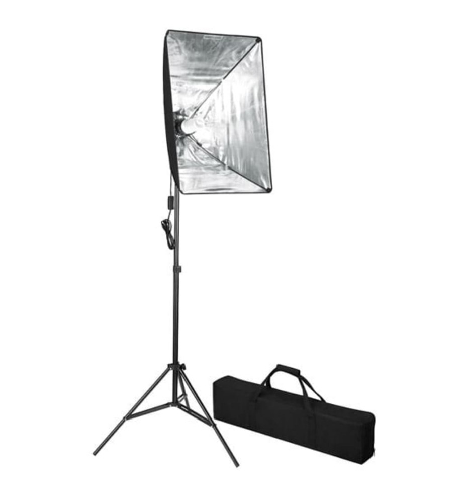 Lampe de photo studio avec diffuseur softbox 60 x 40 cm