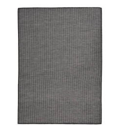 Tapis à tissage plat d'extérieur 200x280 cm Gris