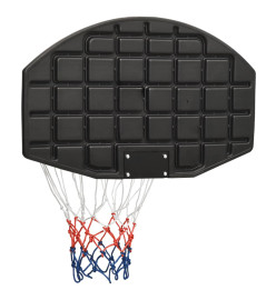 Panneau de basket-ball Noir 71x45x2 cm Polyéthylène