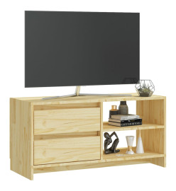 Meuble TV 80x31x39 cm bois de pin massif