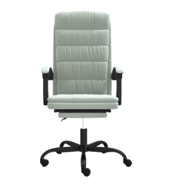 Fauteuil inclinable de bureau Gris clair Velours