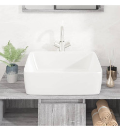 Lavabo blanc 48x37x13 cm céramique rectangle