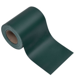 Écrans d'intimité de jardin 4 pcs PVC 35x0,19 m Vert mat