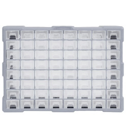 Organisateur multi-tiroirs avec 64 tiroirs 52x16x37,5 cm