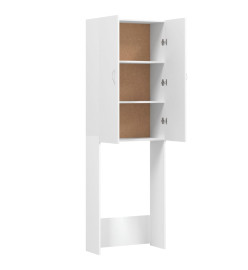 Meuble pour machine à laver Blanc 64x25,5x190 cm