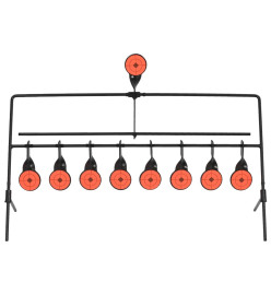 Cible de tir avec réinitialisation automatique et 8+1 cibles