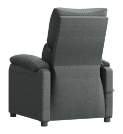 Fauteuil de massage Gris foncé Tissu