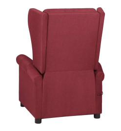 Fauteuil de massage Rouge bordeaux Tissu