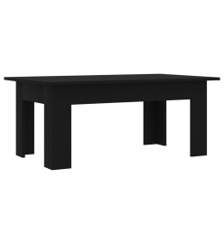 Table basse Noir 100 x 60 x 42 cm Aggloméré