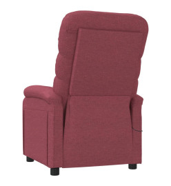 Fauteuil de massage Rouge bordeaux Tissu