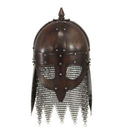 Casque de guerrier viking antique pour GN Cuivre Acier