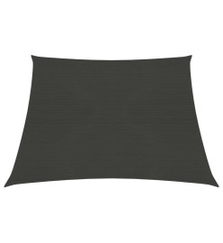 Voile d'ombrage 160 g/m² Anthracite 4/5x3 m PEHD