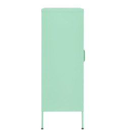 Armoire de rangement Vert menthe 80x35x101,5 cm Acier