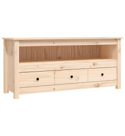 Meuble TV 114x35x52 cm Bois de pin massif