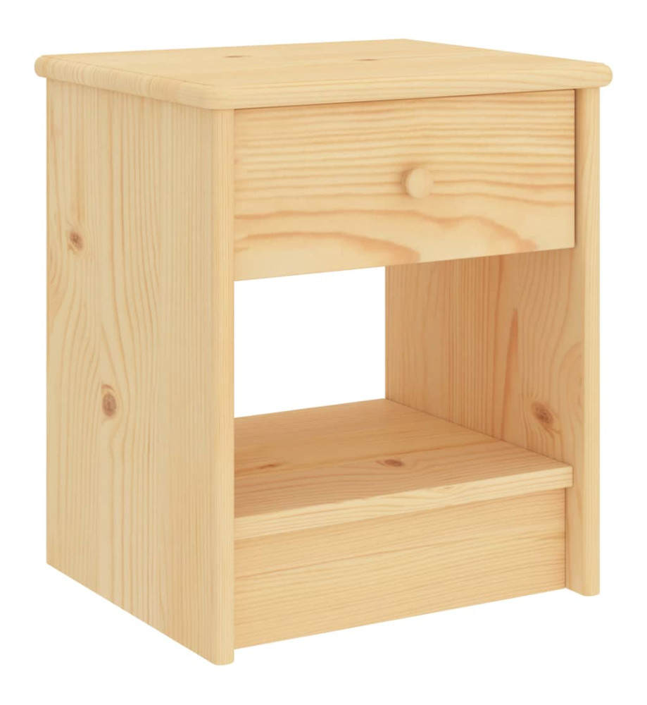 Table de chevet Bois clair 35x30x40 cm Bois de pin massif