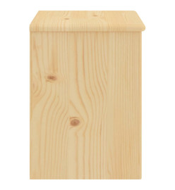 Table de chevet Bois clair 35x30x40 cm Bois de pin massif