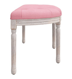 Banc Rose 110,5x45x49 cm Velours