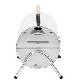 Barbecue au charbon portable Acier inoxydable Grilles doubles