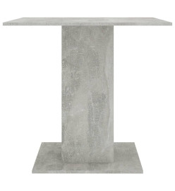 Table de salle à manger Gris béton 80 x 80 x 75 cm Aggloméré