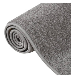 Tapis à poils courts 160x230 cm Gris