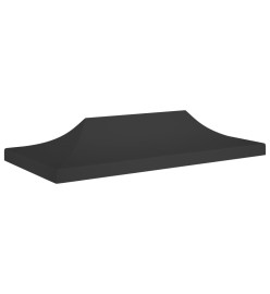 Toit de tente de réception 6x3 m Noir 270 g/m²