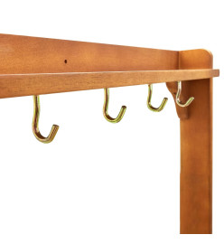 Chariot de cuisine de jardin Bois d'acacia 92x43,5x141,5 cm