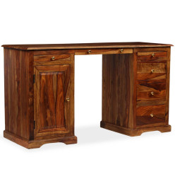 Bureau sur pied Bois de Sesham massif 140 x 50 x 76 cm