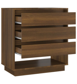 Buffet Chêne marron 70x41x75 cm Bois d'ingénierie